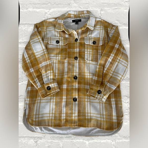 Forever 21 Plaid Shacket - Picture 1 of 3